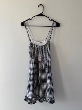 Abercrombie & Fitch Black and White Gingham Dress